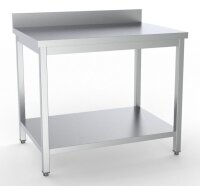 Combisteel Arbeitstisch mit Grundboden Aufkantung aus...