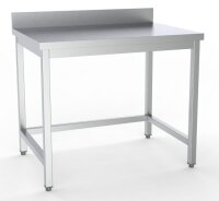 Combisteel Arbeitstisch mit Aufkantung aus Edelstahl...