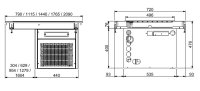 Combisteel Einbau Kühlaufsatz  5/1,1765 x 720 x 476 mm
