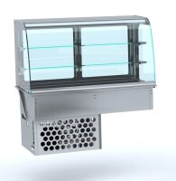 Combisteel Einbau-Kühlvitrine mit rundem Glasaufbau...