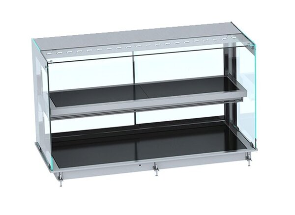Combisteel Einbau-Wärmevitrine aus Keramik GN4/1
