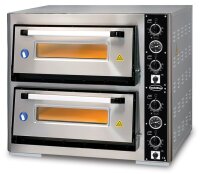 Combisteel Doppel-Pizzaofen für 2X6Pizzen Ø30mm