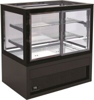 Combisteel Kühlvitrine mit Doppelglas und 2 Böden 750 Liter