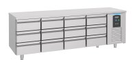 COMBISTEEL Kühltisch ENERGY LINE mit 12 Schubladen,...