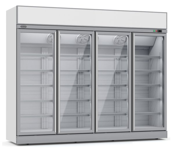 Kühlschrank 4 Glastüren Ins-2060R  *Transport Auf Anfrage*