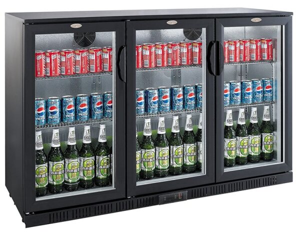 Combisteel Barkühlschrank mit 3 Türen und 6 Roste 330 Liter