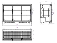 Combisteel Barkühler mit 320 Liter - 3...
