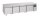 Combisteel Kühltisch mit 4 Schubladen und Umluft aus Edelstahl 2130x700x600mm