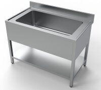Combisteel Spültisch mit 1Becken und Grundboden...