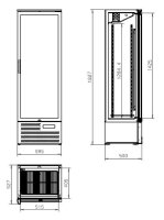Combisteel Barkühlschrank mit 2 Glastüren und...