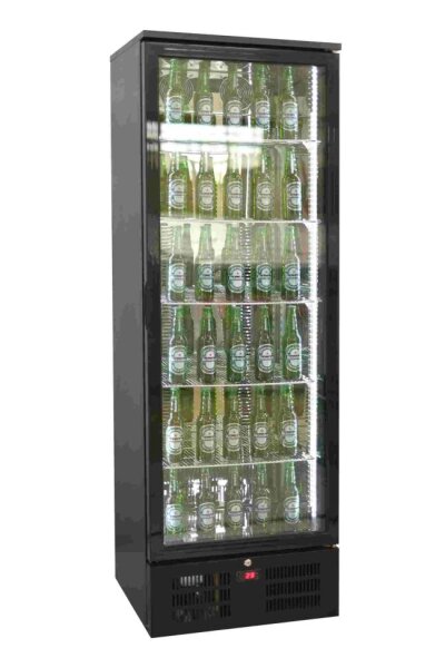 Barkühler Hochmodell MVC-293 - Schwarz, Umluft & automatischer Abtauung