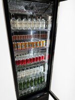 Barkühler Hochmodell MVC-293 - Schwarz, Umluft & automatischer Abtauung