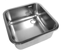 Combisteel Spülbecken aus Edelstahl mit PVC-Siphon...