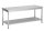 Combisteel Arbeitstisch mit Grundboden aus Edelstahl 2000x600x600mm