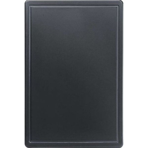 Schneidebrett, Haccp, Schwarz, 600 X 400 X 18 Mm (Bxtxh)