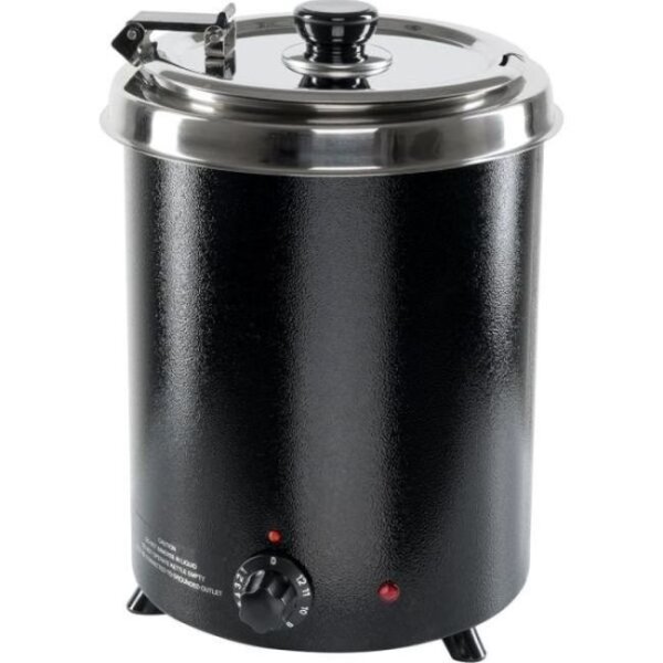 Elektrischer Suppenwärmer – 5,7 Liter, in moderner gerader Form, für Buffet