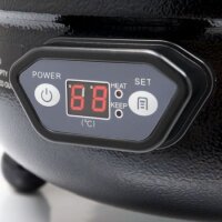 Stalgast Suppenwärmer Schwarz - 65° bis 95°C Regelung, 10 Liter Volumen