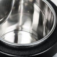 Stalgast Suppenwärmer Schwarz - 65° bis 95°C Regelung, 10 Liter Volumen