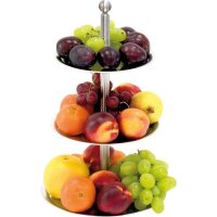Edelstahl Buffet-Etagere – Dreistufige...