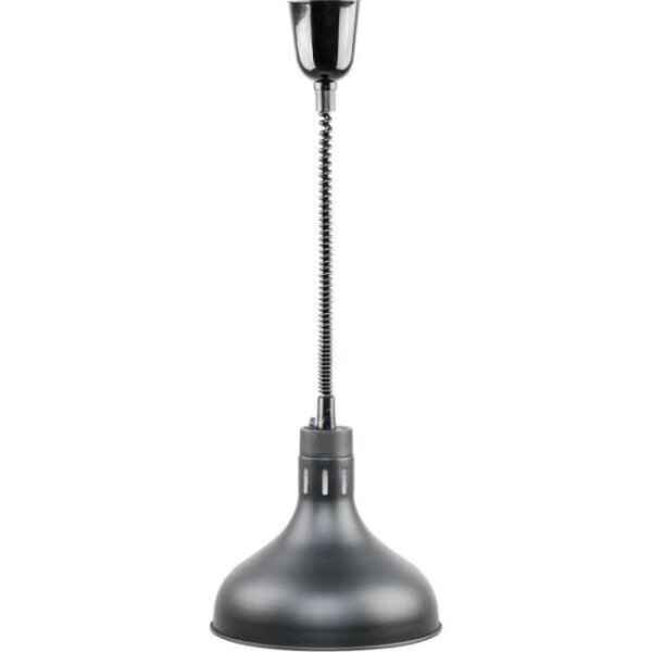 Stalgast Wärmelampe zur Deckenbefestigung – Schwarz, 0,25 kW, Ø 290 mm