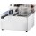 Profi Doppel-Fritteuse 16L – Caterina Edelstahl, 2x8L, 6kW