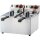 Profi Doppel-Fritteuse 16L – Caterina Edelstahl, 2x8L, 6kW