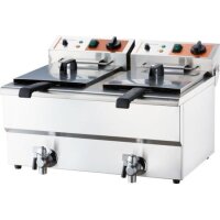 Caterina Elektro-Fritteuse – Profi Doppelgerät...