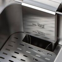 Caterina Elektro-Fritteuse – Profi Doppelgerät 2x10L, 230V, mit Ablasshahn