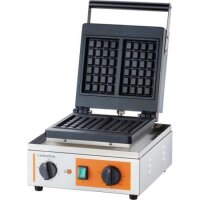 Brüsseler Waffeleisen für 100x165 mm Waffeln -...
