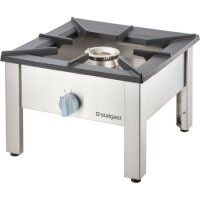 Gas-Hockerkocher Top Power 14Kw, Mit Gusseisen-Topfauflage, G20, 567X567X413 Mm