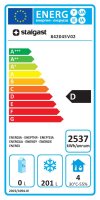 2-Türiger Tiefkühl-Arbeitstisch Gn1/1 Mit Statischer Kühlung, 201 Liter