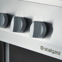 Gasherd Eco 6 Brenner Mit Elektro-Heißluftofen (600 X 400 Mm / Gn 1/1) Serie 700 Nd - G20, 6-Brenner (3X3,5 + 3X5 Kw)