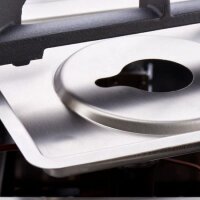 Gasherd 4 Brenner Mit Elektrobackofen (Gn 2/1) Serie 700 Nd - G20, 4-Brenner (3,5+5+2X7)