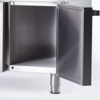 Elektroherd Mit Backofen (600 X 400 Mm / Gn 1/1) 1200 X 700 X 850