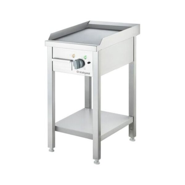 Elektro-Griddleplatte Als Standgerät - Glatt, Unterbau Offen, 400 X 700 X 850 Mm (Bxtxh)