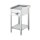 Elektro-Griddleplatte Als Standgerät - Glatt, Unterbau Offen, 400 X 700 X 850 Mm (Bxtxh)